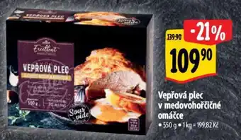 Albert Vepřová plec v medovohořčičné omáčce nabídka
