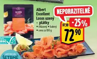 Albert Albert Excellent Losos uzený - plátky nabídka