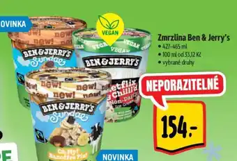 Albert Zmrzlina Ben & Jerry's nabídka