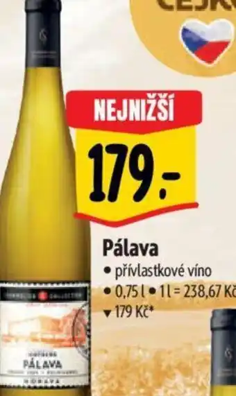 Albert Pálava 0.75L nabídka