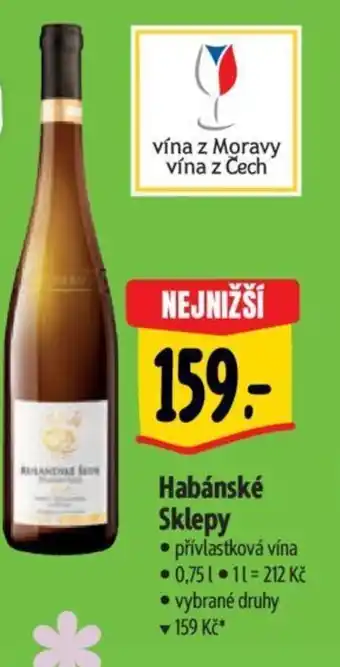 Albert Habánské Sklepy 0.75L nabídka