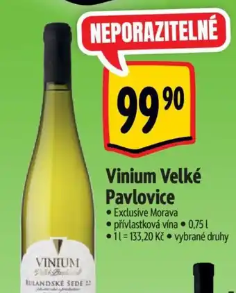 Albert Vinium Velké Pavlovice 0.75L nabídka