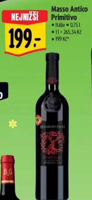 Albert Masso Antico Primitivo 0.75L nabídka