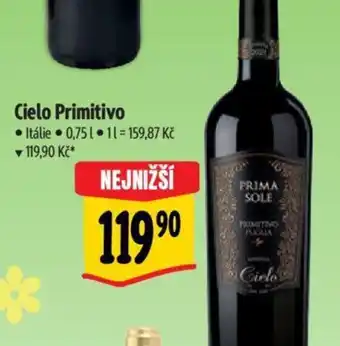 Albert Cielo Primitivo 0.75L nabídka