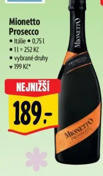 Albert Mionetto Prosecco 0.75L nabídka