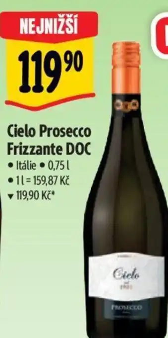 Albert Cielo Prosecco Frizzante DOC 0.75L nabídka