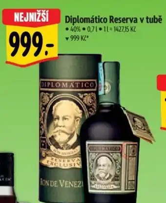 Albert Diplomático Reserva v tubě 0.7L nabídka