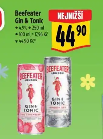 Albert Beefeater Gin & Tonic nabídka