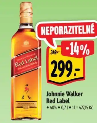 Albert Johnnie Walker Red Label 0.7L nabídka