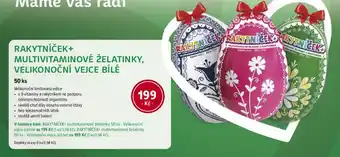 RAKYTNÍČEK+ MULTIVITAMINOVÉ ŽELATINKY, VELIKONOČNÍ VEJCE BÍLÉ