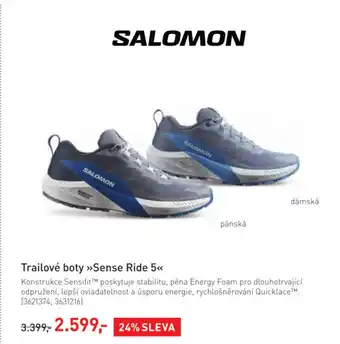Intersport Trailové boty >>Sense Ride 5 nabídka