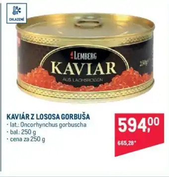 Makro KAVIÁR Z LOSOSA GORBUŠA nabídka