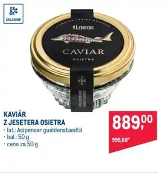 Makro KAVIÁR Z JESETERA OSIETRA nabídka