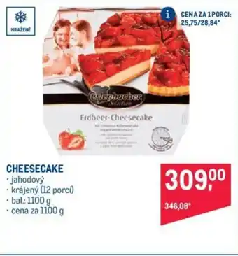 Makro CHEESECAKE nabídka