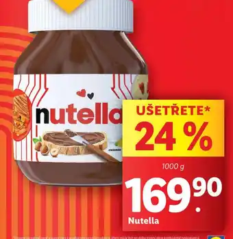 Lidl Nutella nabídka