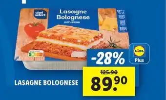 Lidl Lasagne bolognese nabídka