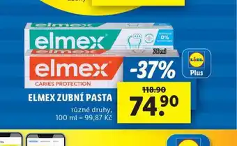 Lidl Elmex zubní pasta nabídka
