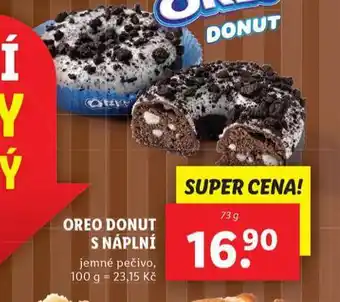 Lidl Oreo donut s náplní nabídka