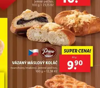 Lidl Vázaný máslový koláč nabídka
