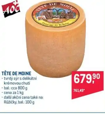 Makro TÊTE DE MOINE nabídka