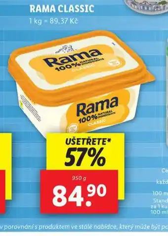 Lidl Rama classic nabídka