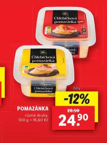 Lidl Pomazánka nabídka