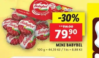 Lidl Mini babybel nabídka