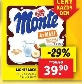Lidl Monte maxi nabídka