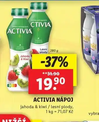 Lidl Activia nápoj nabídka