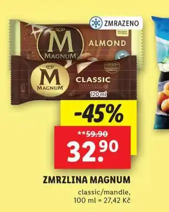 Lidl Zmrzlina magnum nabídka