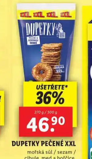 Lidl Dupetky pečené xxl nabídka