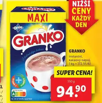 Lidl Orion granko nabídka
