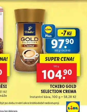 Lidl Tchibo gold selection crema nabídka