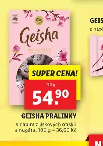 Lidl Geisha pralinky nabídka