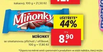Lidl Miňonky nabídka