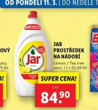 Lidl Jar prostředek na nádobí nabídka