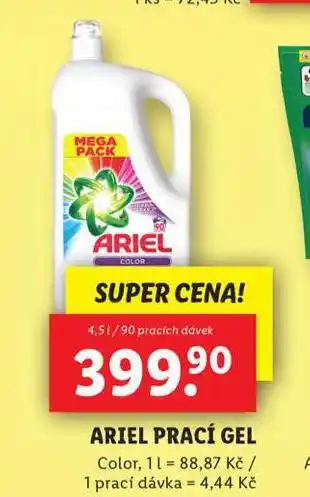 Lidl Ariel prací gel nabídka