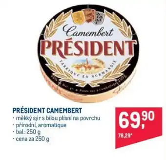 Makro PRÉSIDENT CAMEMBERT nabídka