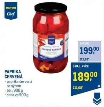 Makro PAPRIKA ČERVENÁ nabídka