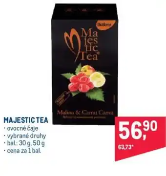 Makro MAJESTIC TEA nabídka