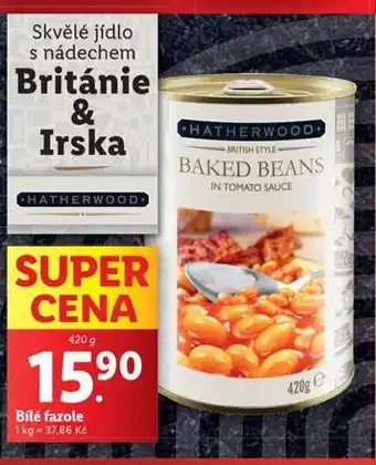 Lidl Bílé fazole nabídka