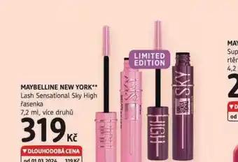 dm drogerie Maybelline new york řasenka nabídka