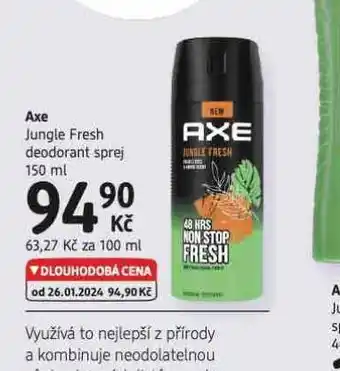 dm drogerie Axe deodorant nabídka