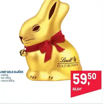 Makro LINDT GOLD ZAJÍČEK nabídka