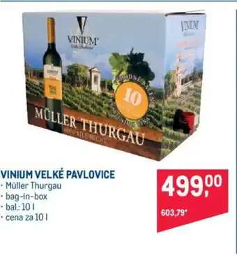 Makro VINIUM VELKÉ PAVLOVICE nabídka