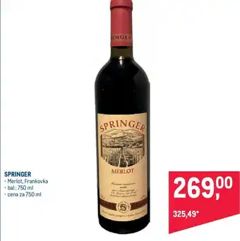 Makro SPRINGER nabídka