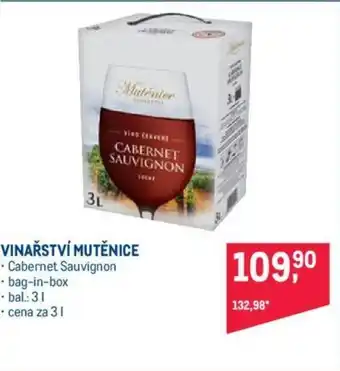Makro VINAŘSTVÍ MUTĚNICE nabídka