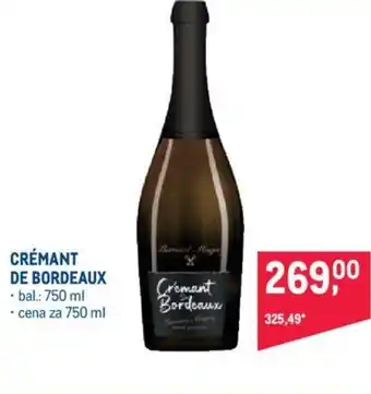 Makro CRÉMANT DE BORDEAUX nabídka