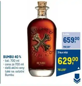 Makro BUMBU 40% nabídka