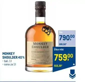 Makro MONKEY SHOULDER 40% nabídka